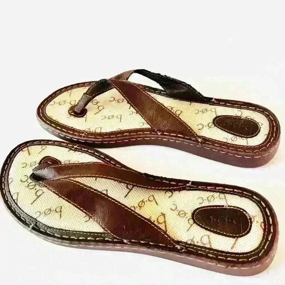 NEW! boc Vegan Leather Thong Slip-on Sandals - Picture 2 of 6